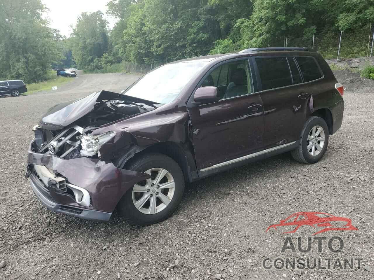 TOYOTA HIGHLANDER 2012 - 5TDBK3EHXCS118884