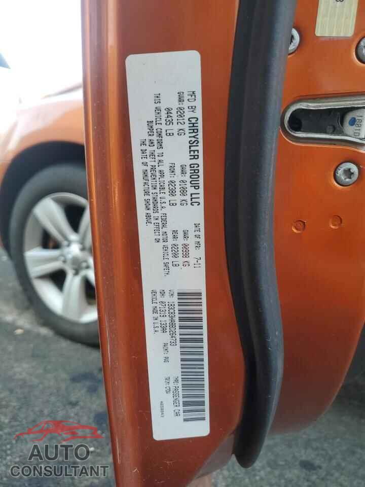 DODGE CALIBER 2011 - 1B3CB3HA8BD264733