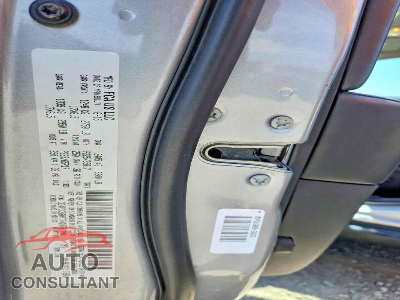 DODGE JOURNEY 2015 - 3C4PDCBB0FT741876
