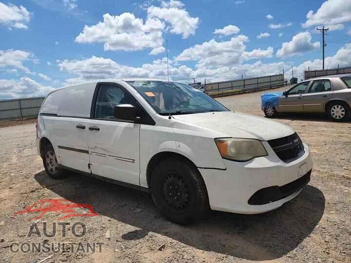 DODGE RAM VAN 2012 - 2C4RDGAG1CR277539