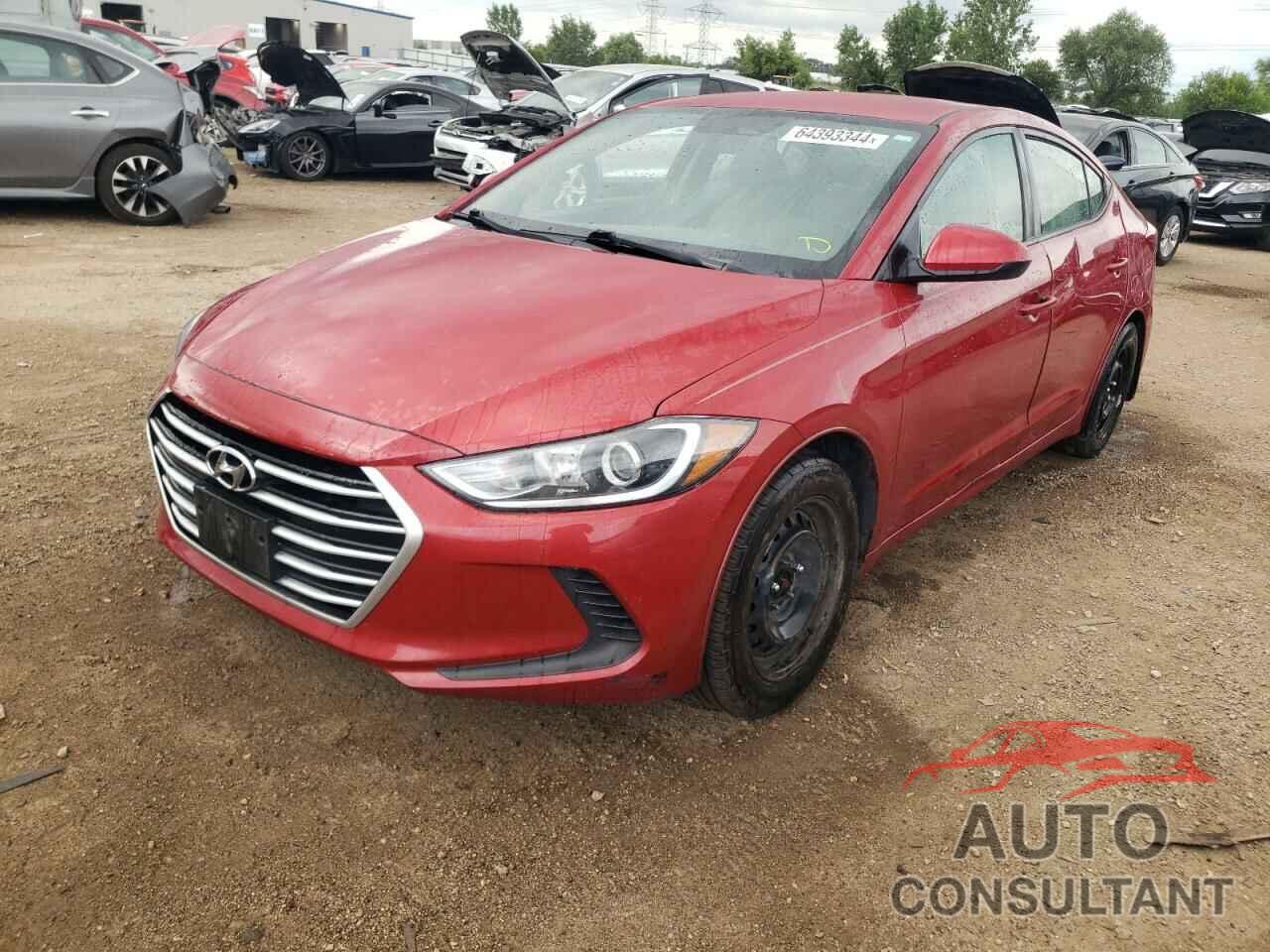 HYUNDAI ELANTRA 2017 - 5NPD84LF4HH023426