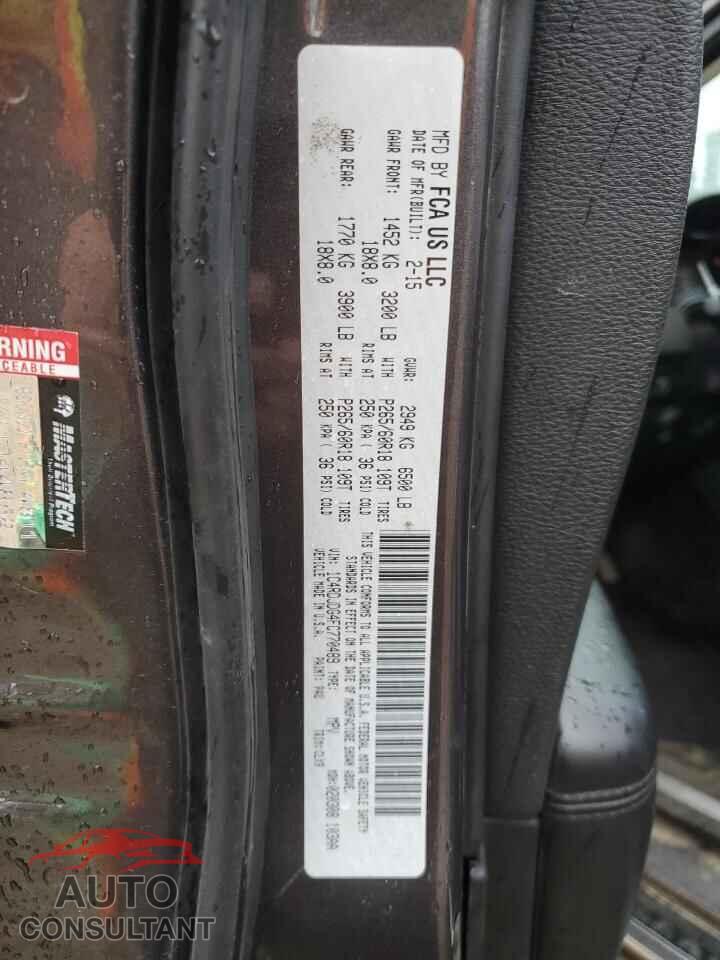 DODGE DURANGO 2015 - 1C4RDJDG4FC770489