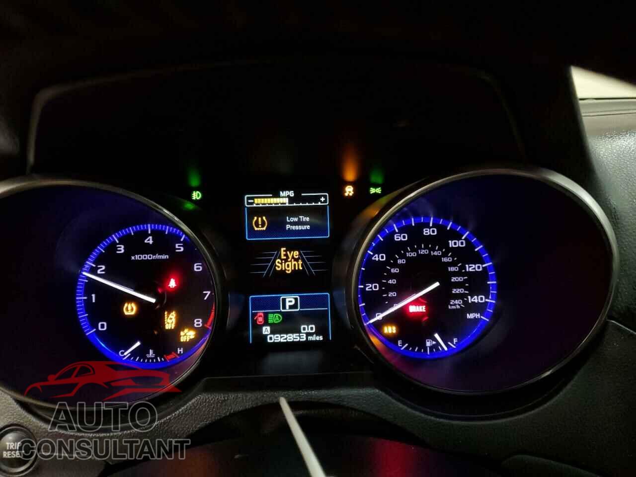 SUBARU OUTBACK 2017 - 4S4BSAFC2H3274896