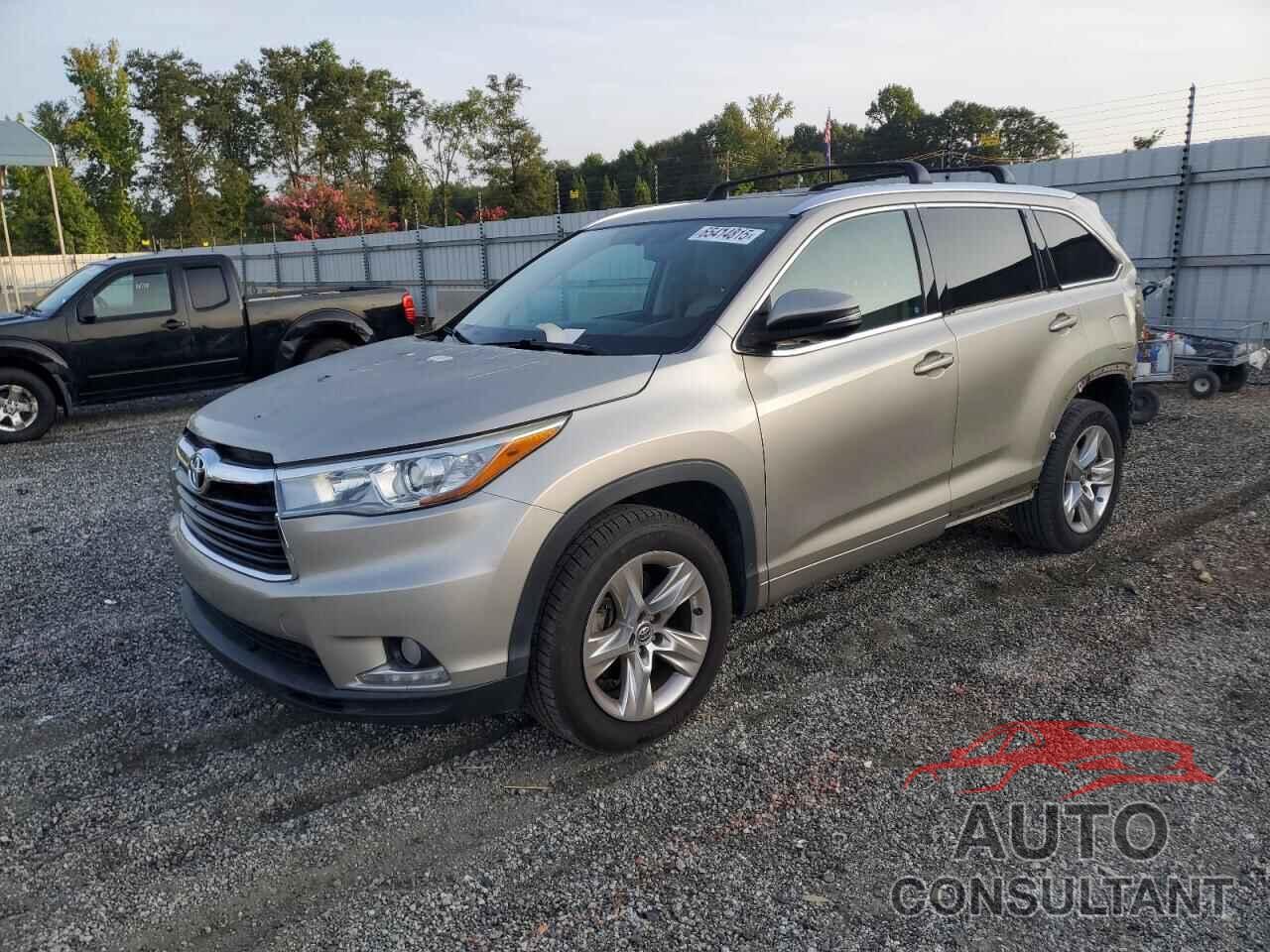 TOYOTA HIGHLANDER 2016 - 5TDYKRFH7GS126202