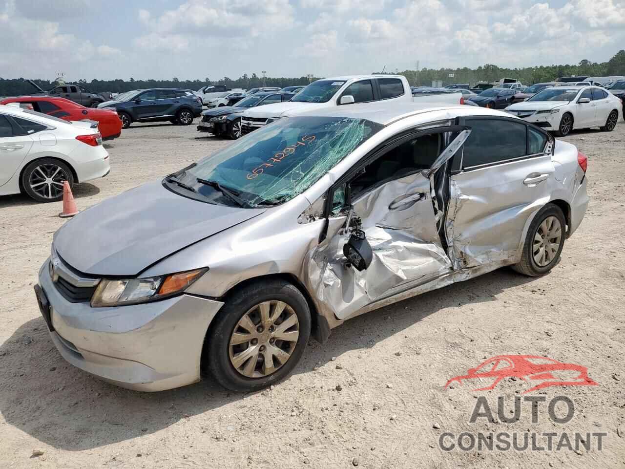 HONDA CIVIC 2012 - 19XFB2F58CE091663