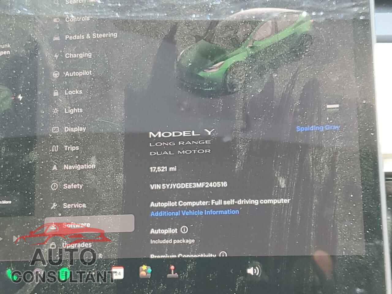 TESLA MODEL Y 2021 - 5YJYGDEE3MF240516