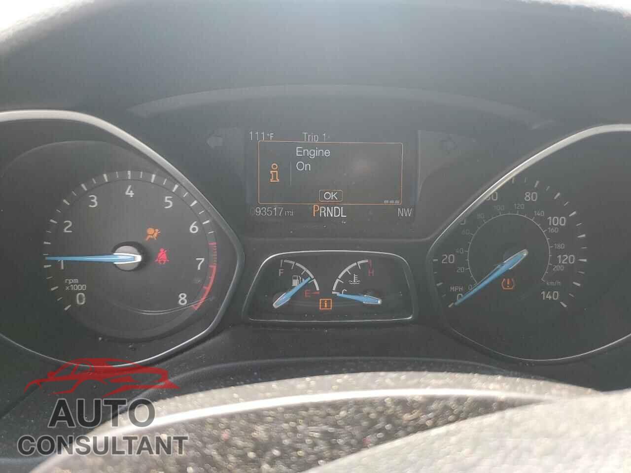 FORD FOCUS 2016 - 1FADP3F28GL309978