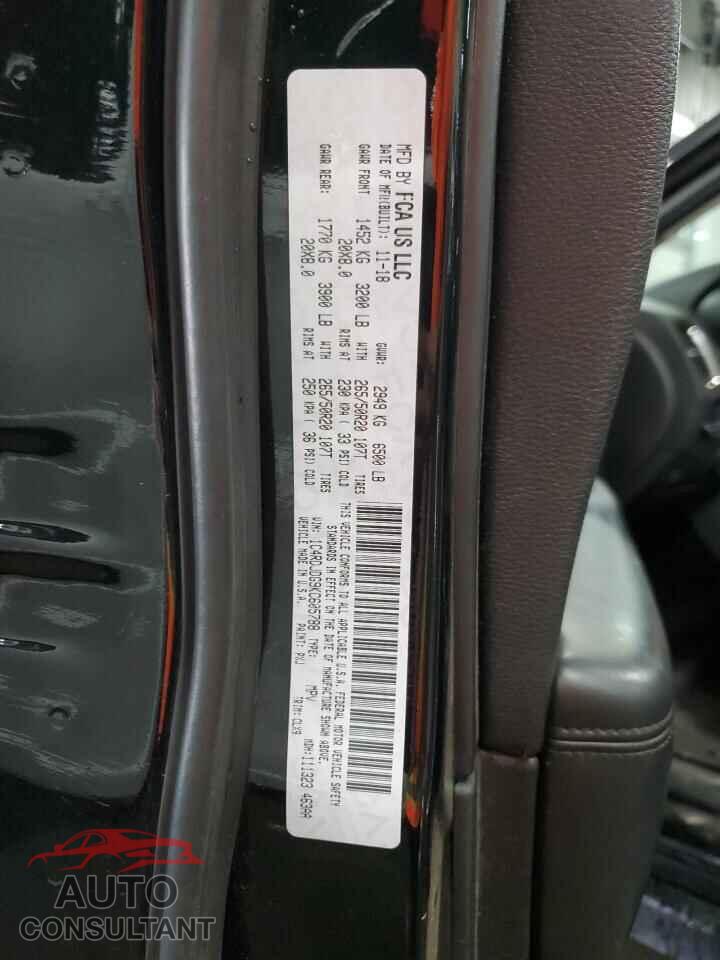 DODGE DURANGO 2019 - 1C4RDJDG9KC605788