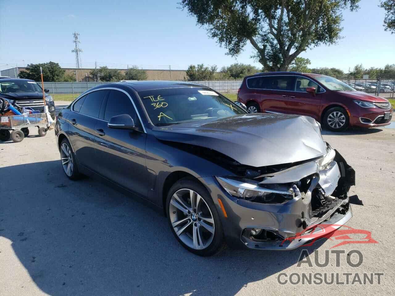 BMW 4 SERIES 2019 - WBA4J3C54KBL11295