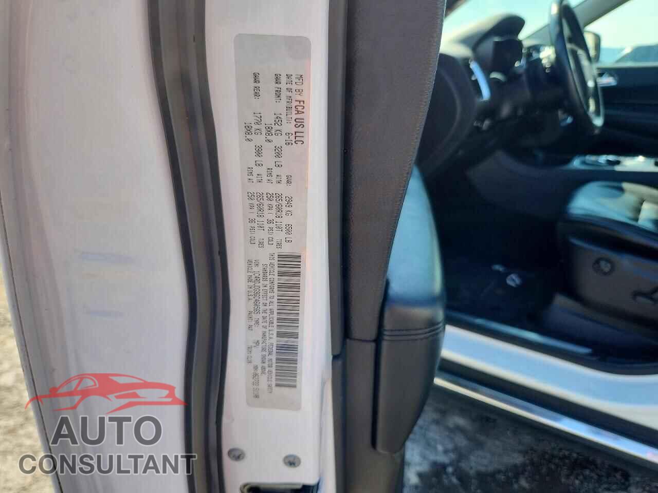 DODGE DURANGO 2016 - 1C4RDJDG9GC460565