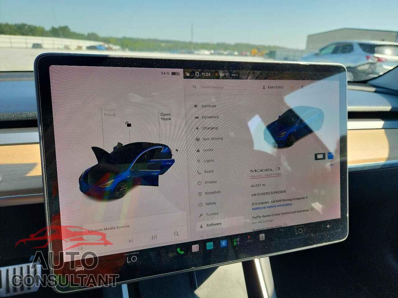 TESLA MODEL 3 2020 - 5YJ3E1EC3LF623805