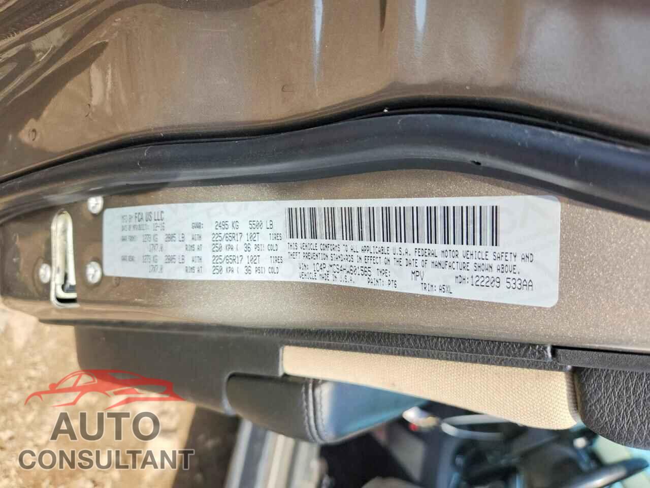 JEEP CHEROKEE 2017 - 1C4PJMCS4HW601565