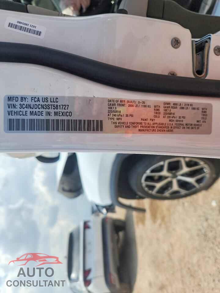 JEEP COMPASS 2025 - 3C4NJDCN3ST581727