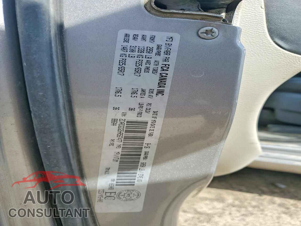 DODGE CARAVAN 2017 - 2C4RDGDG5HR567477
