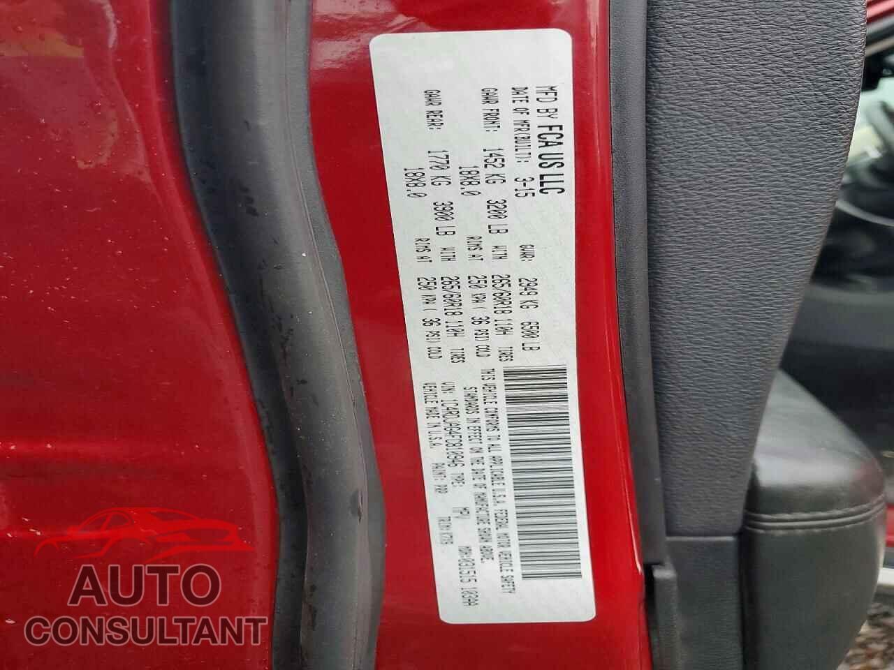 DODGE DURANGO 2015 - 1C4RDJAG4FC810946