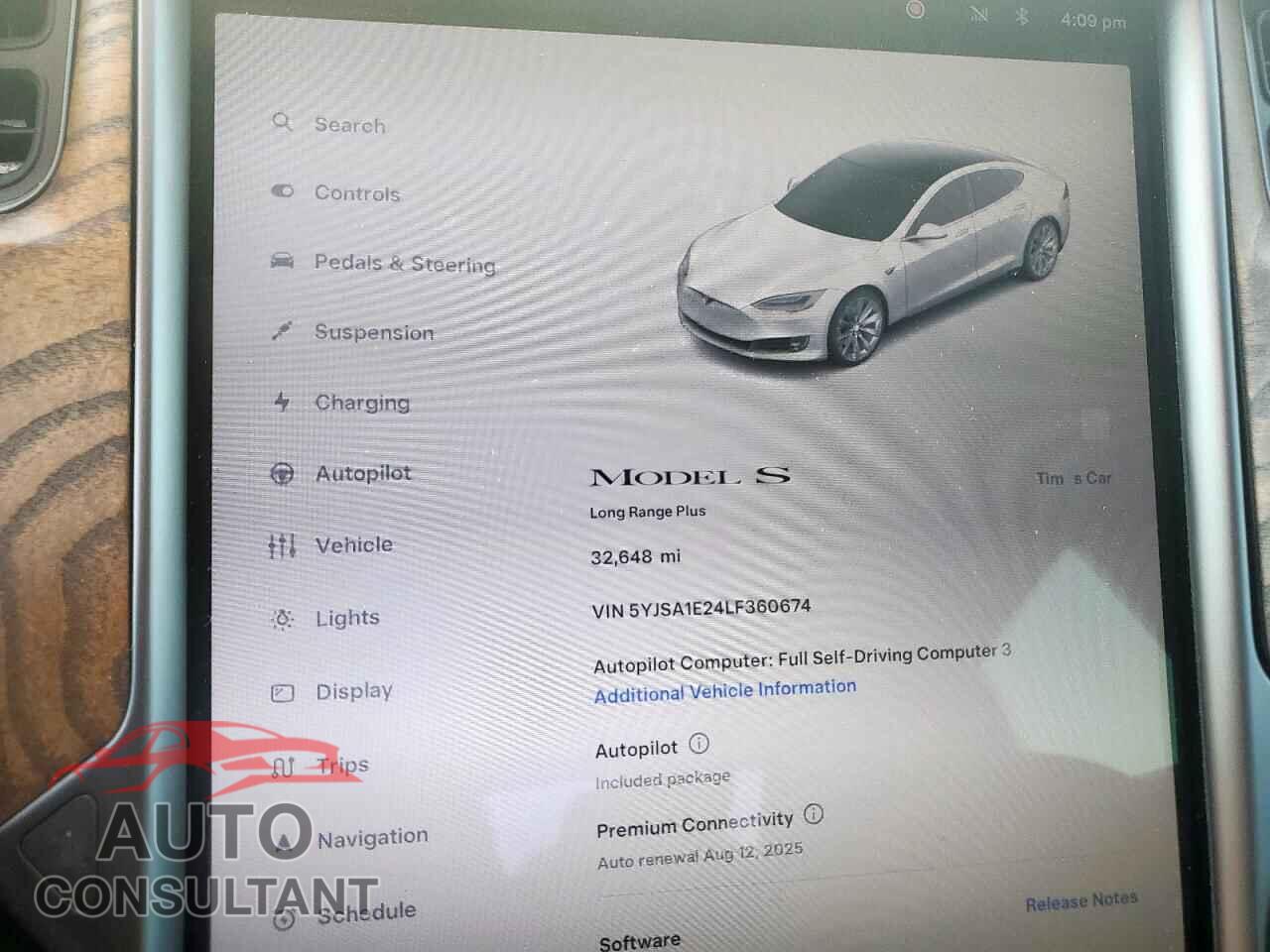 TESLA MODEL S 2020 - 5YJSA1E24LF360674