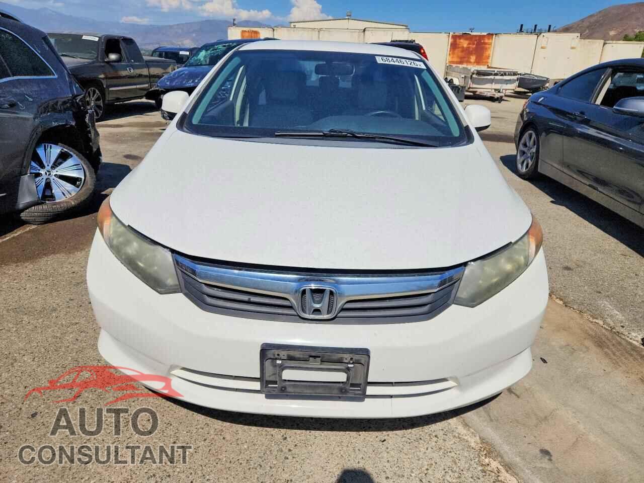 HONDA CIVIC 2012 - 19XFB2F58CE381160