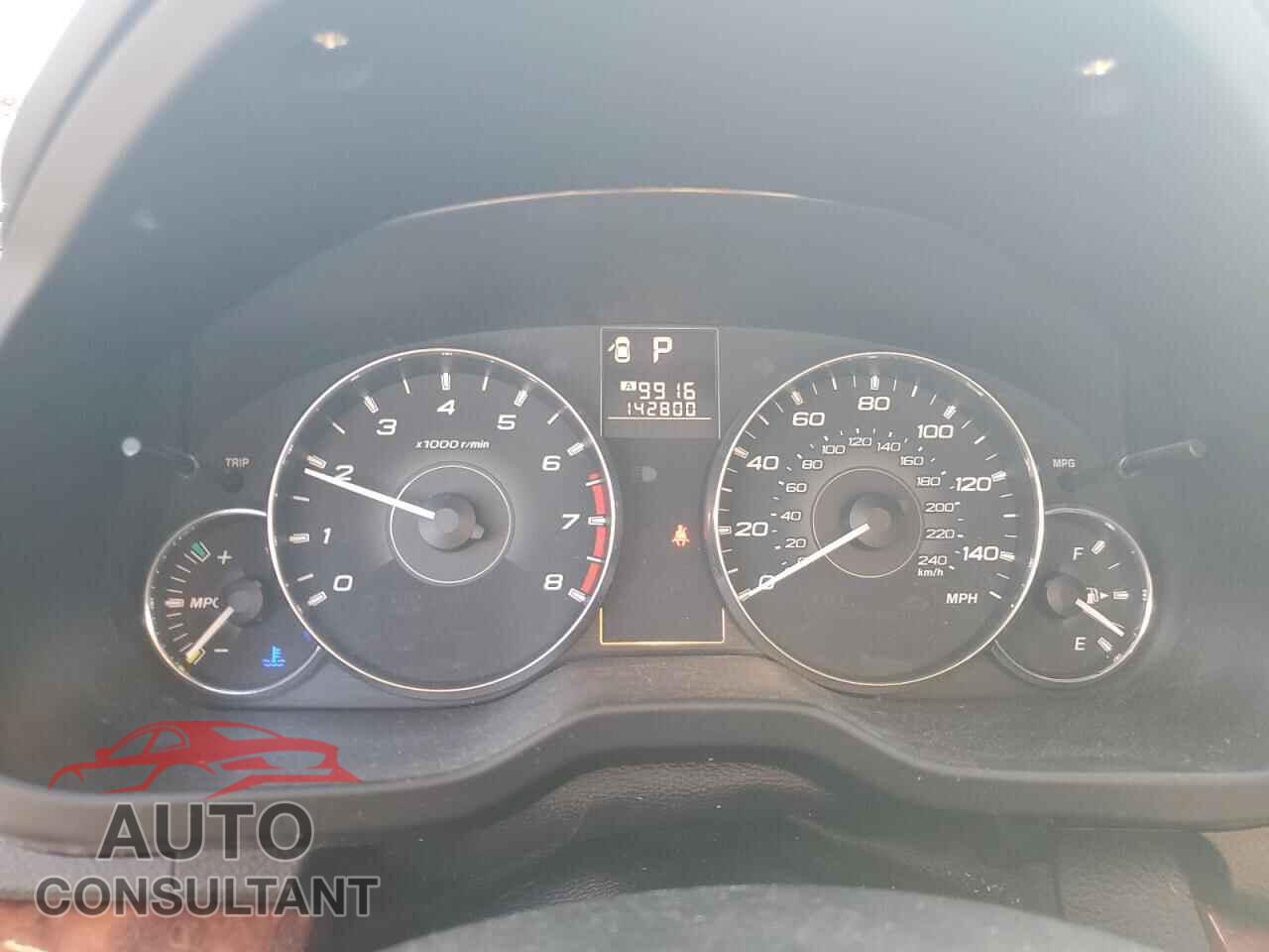 SUBARU OUTBACK 2012 - 4S4BRBJC0C3245463