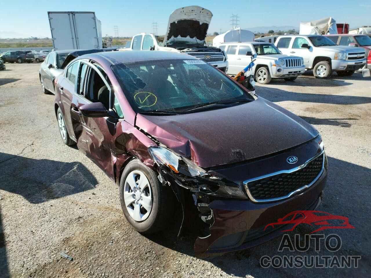 KIA FORTE 2017 - 3KPFK4A72HE055950
