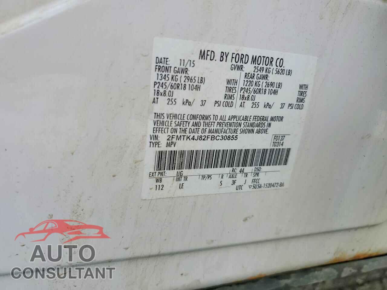 FORD EDGE 2015 - 2FMTK4J82FBC30855