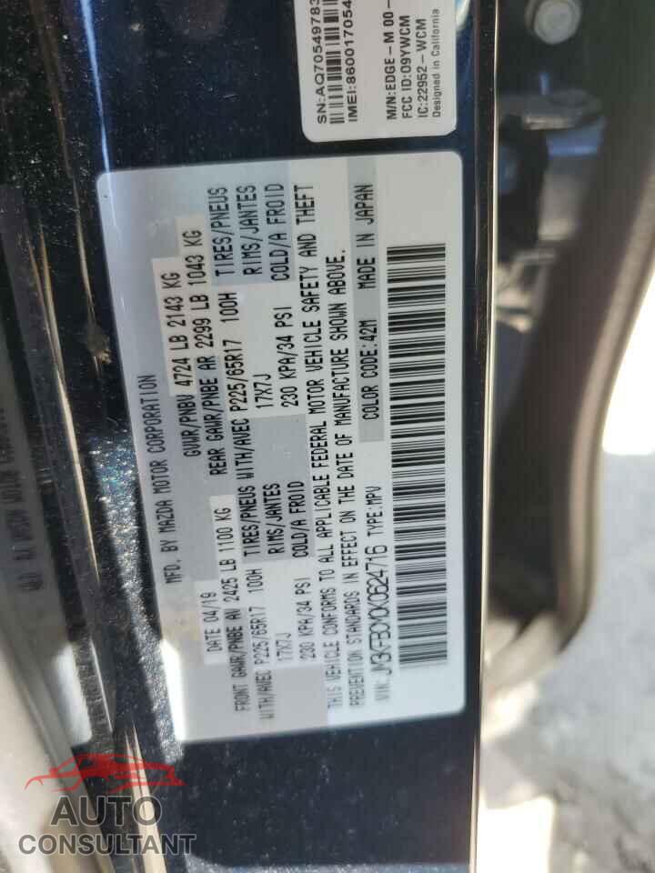 MAZDA CX-5 2019 - JM3KFBCM0K0624716