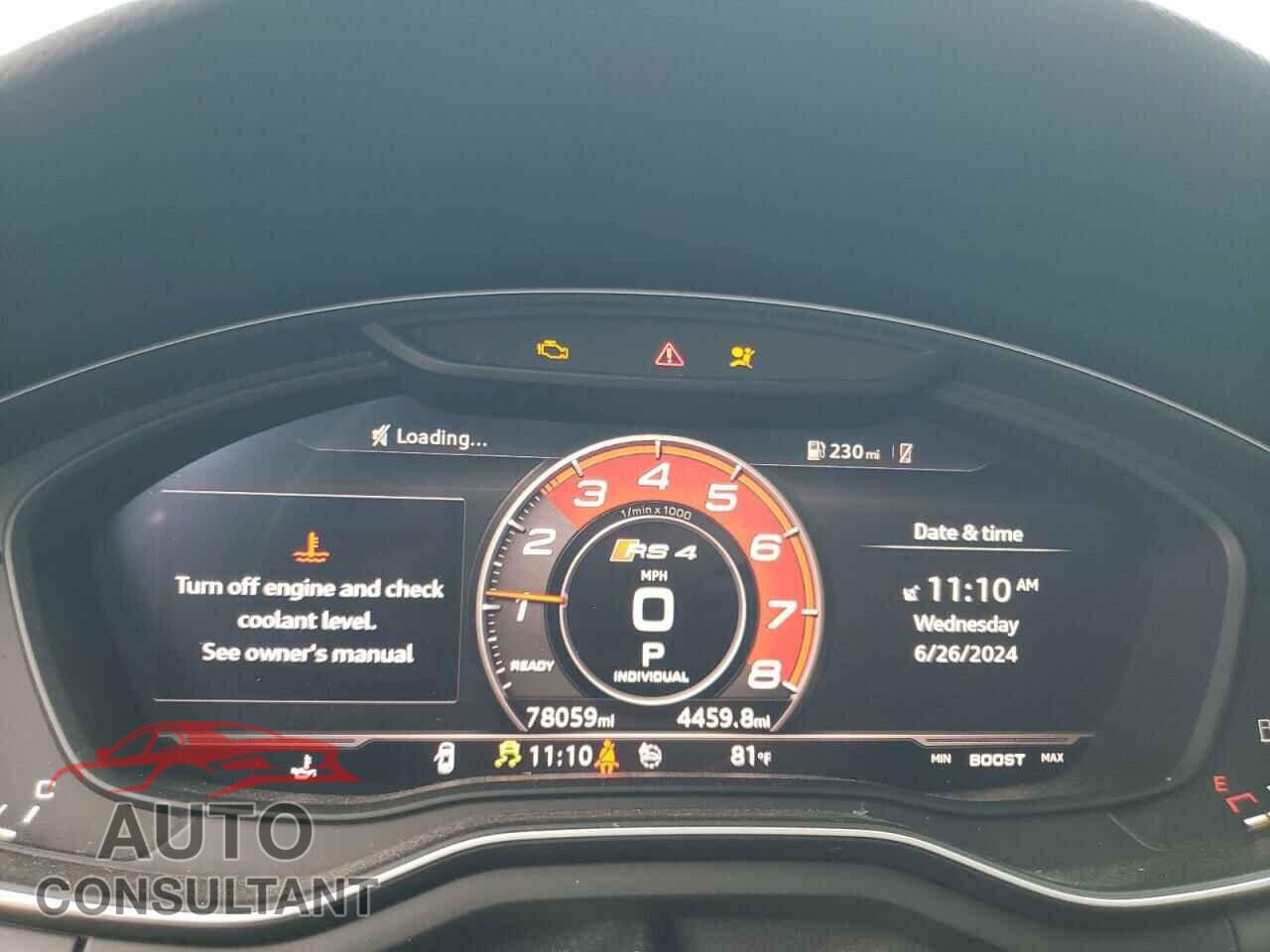 AUDI S4/RS4 2018 - WAUB4AF4XJA014171