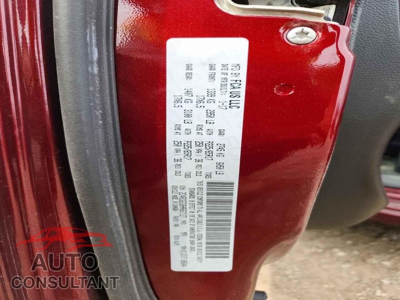 DODGE CARAVAN 2017 - 2C4RDGEG9HR667127