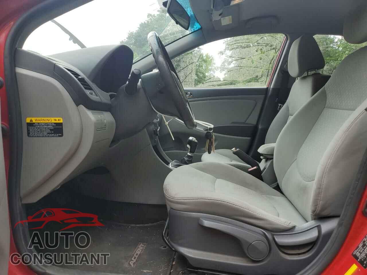 HYUNDAI ACCENT 2013 - KMHCU5AEXDU066025