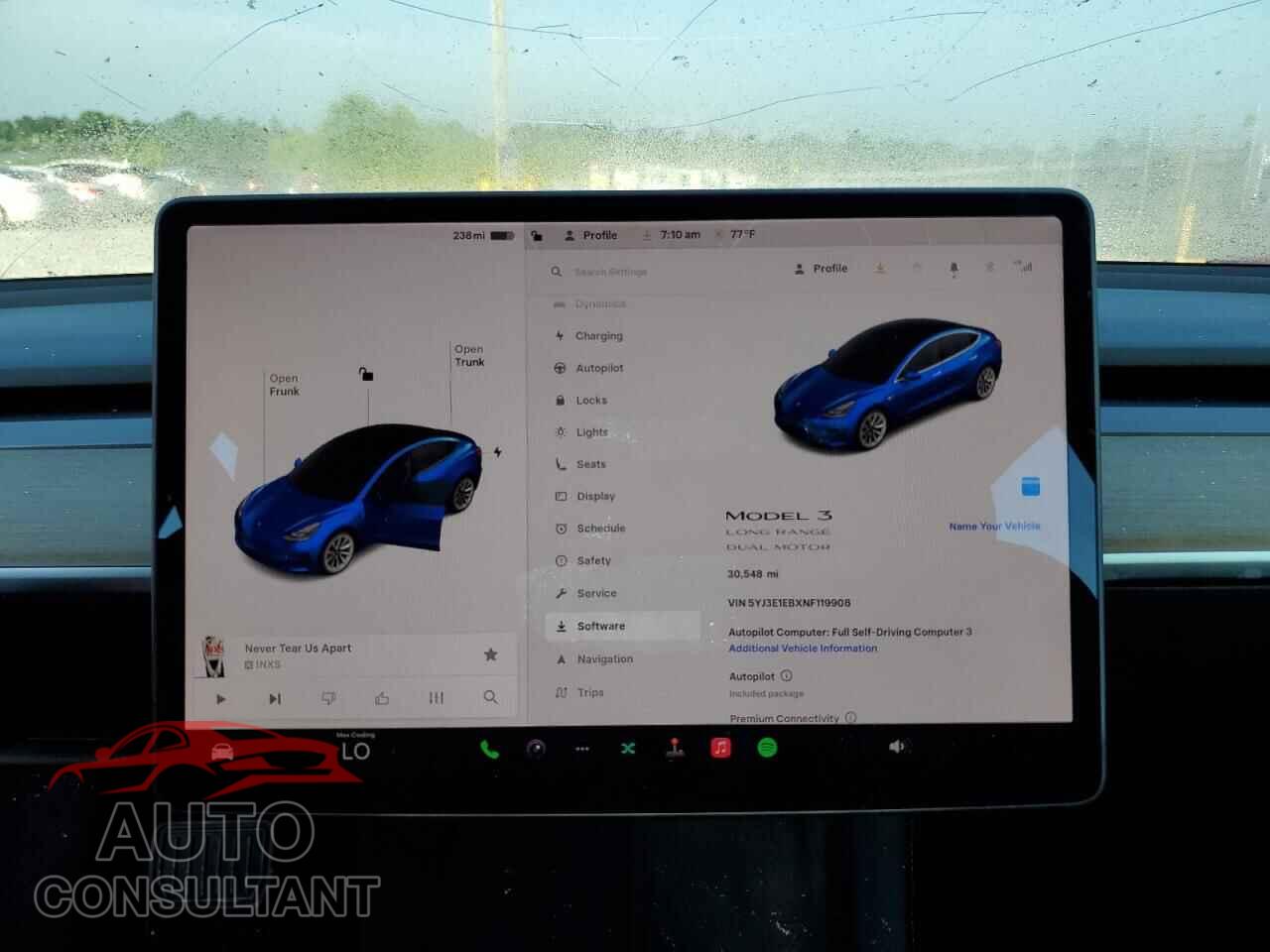 TESLA MODEL 3 2022 - 5YJ3E1EBXNF119908