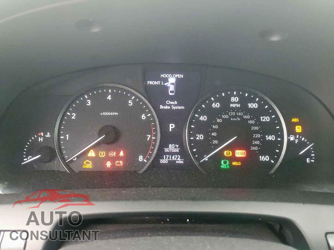 LEXUS LS460 2013 - JTHBL5EF9D5119621
