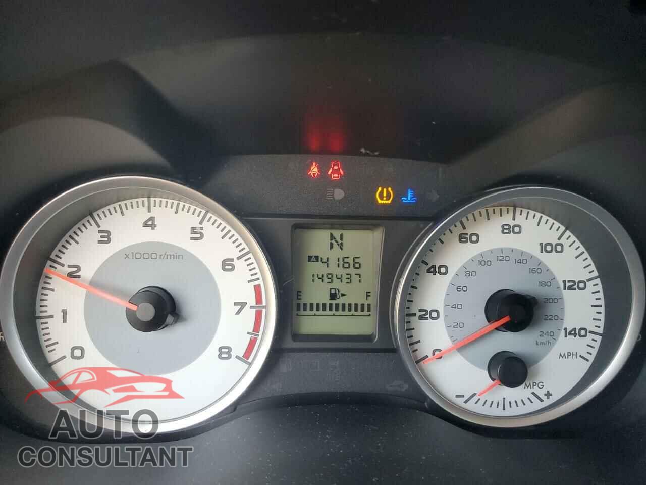 SUBARU IMPREZA 2012 - JF1GPAC65CH204935
