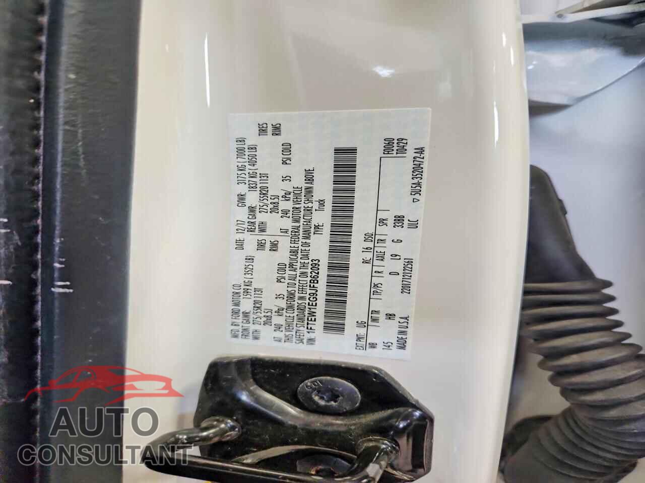 FORD F150 2018 - 1FTEW1EG9JFB62093