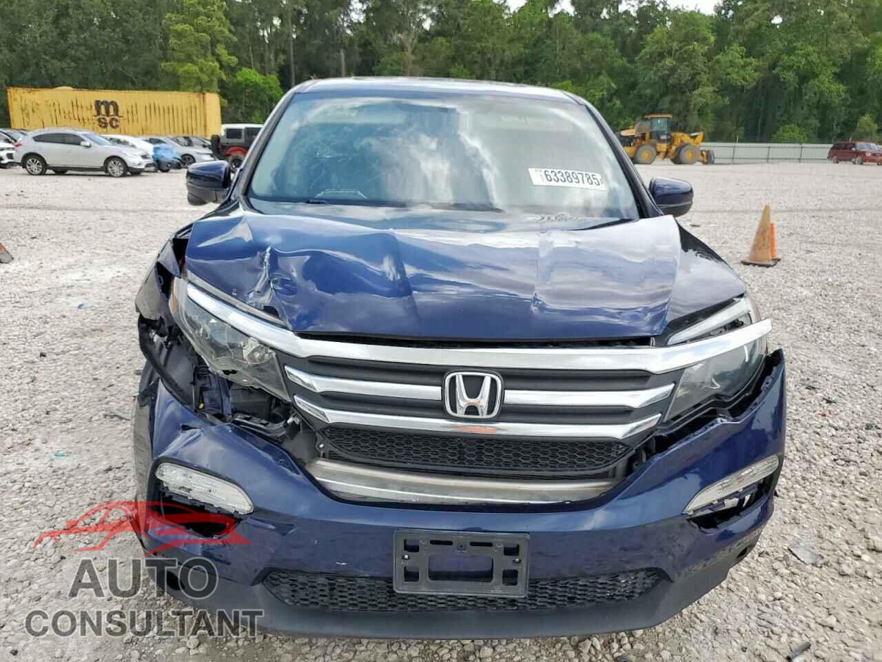 HONDA PILOT 2017 - 5FNYF5H50HB003380