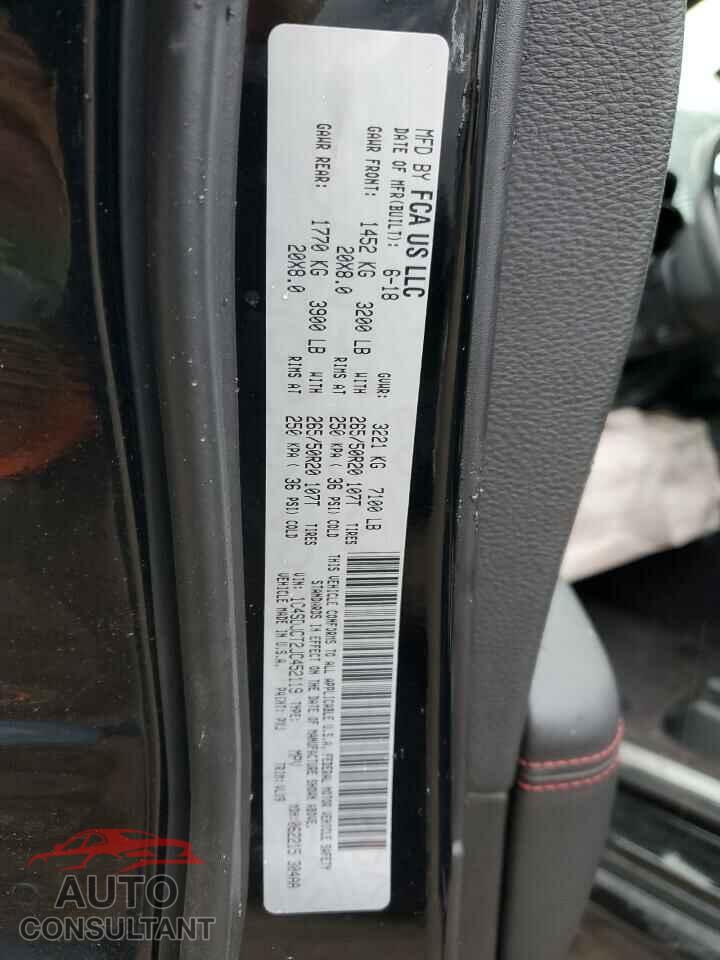 DODGE DURANGO 2018 - 1C4SDJCT2JC452119