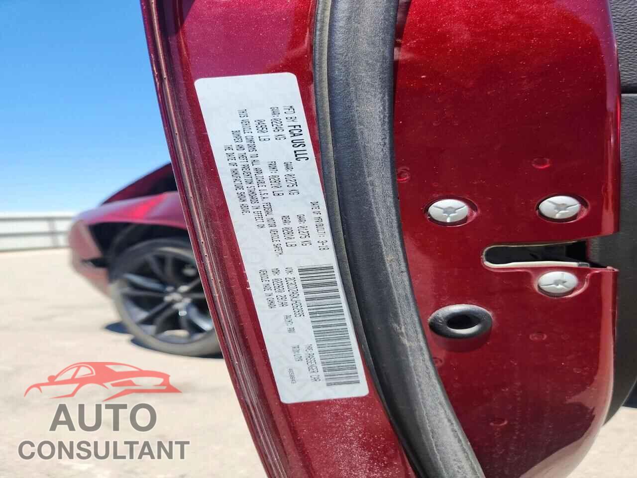 DODGE CHALLENGER 2018 - 2C3CDZAGXJH262935