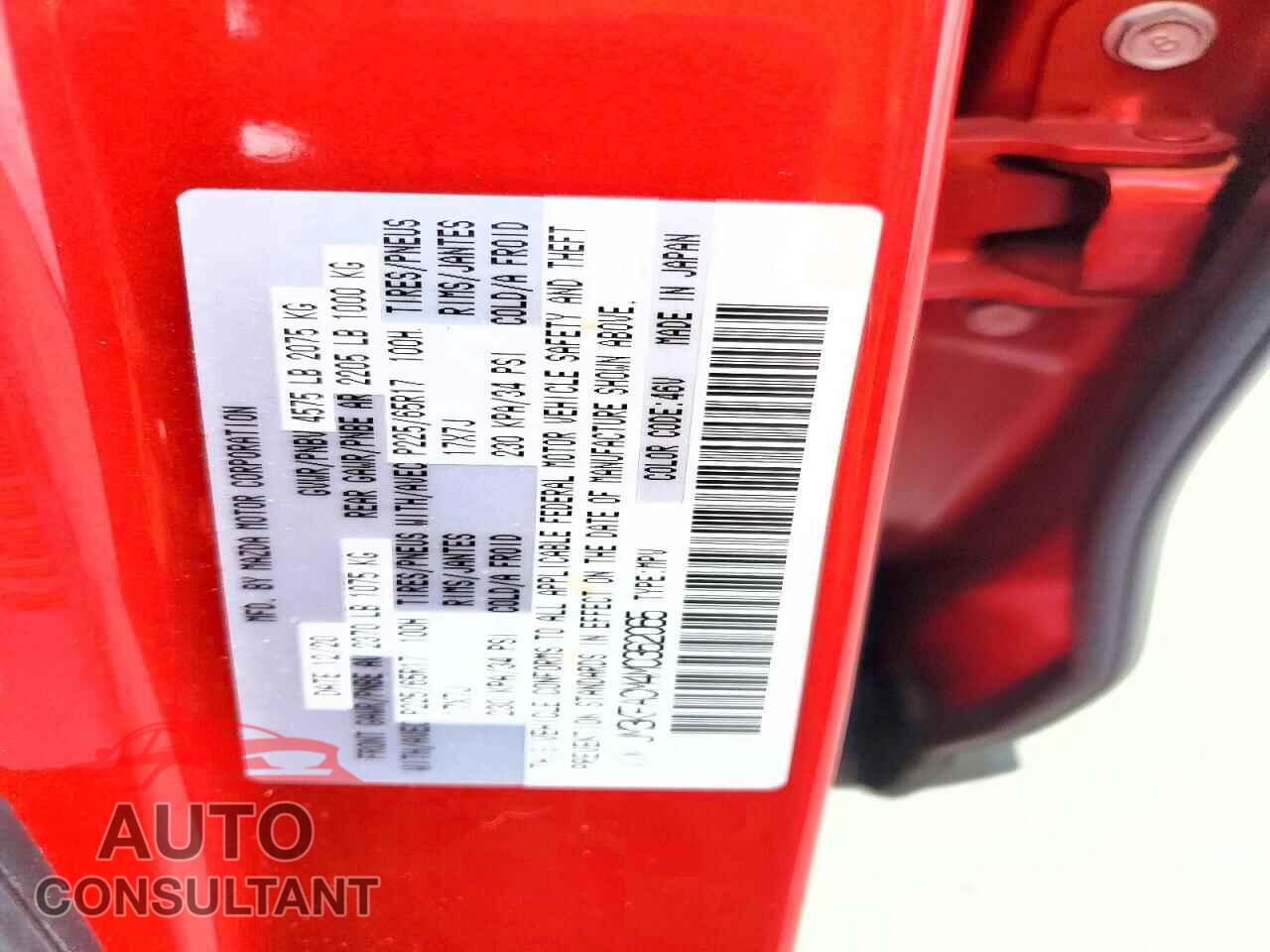 MAZDA CX-5 2021 - JM3KFACM4M0362065