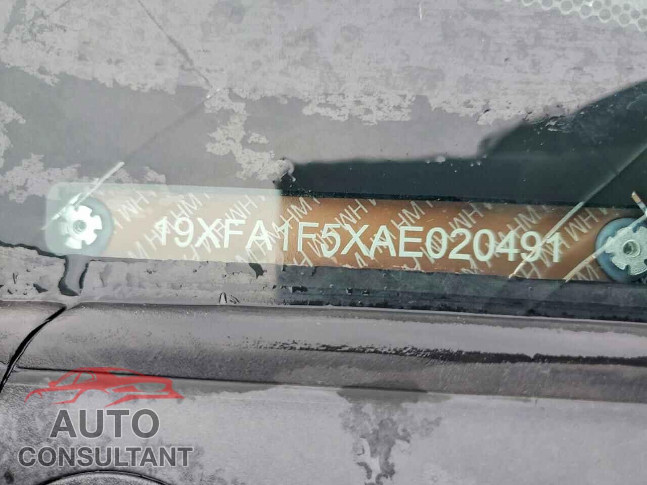 HONDA CIVIC 2010 - 19XFA1F5XAE020491