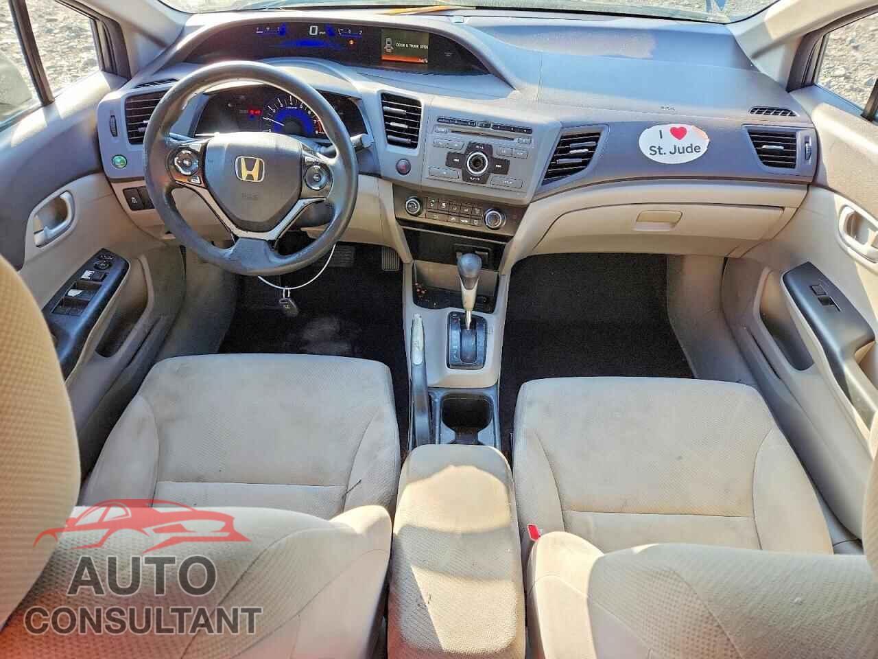 HONDA CIVIC 2012 - 19XFB2F51CE343138