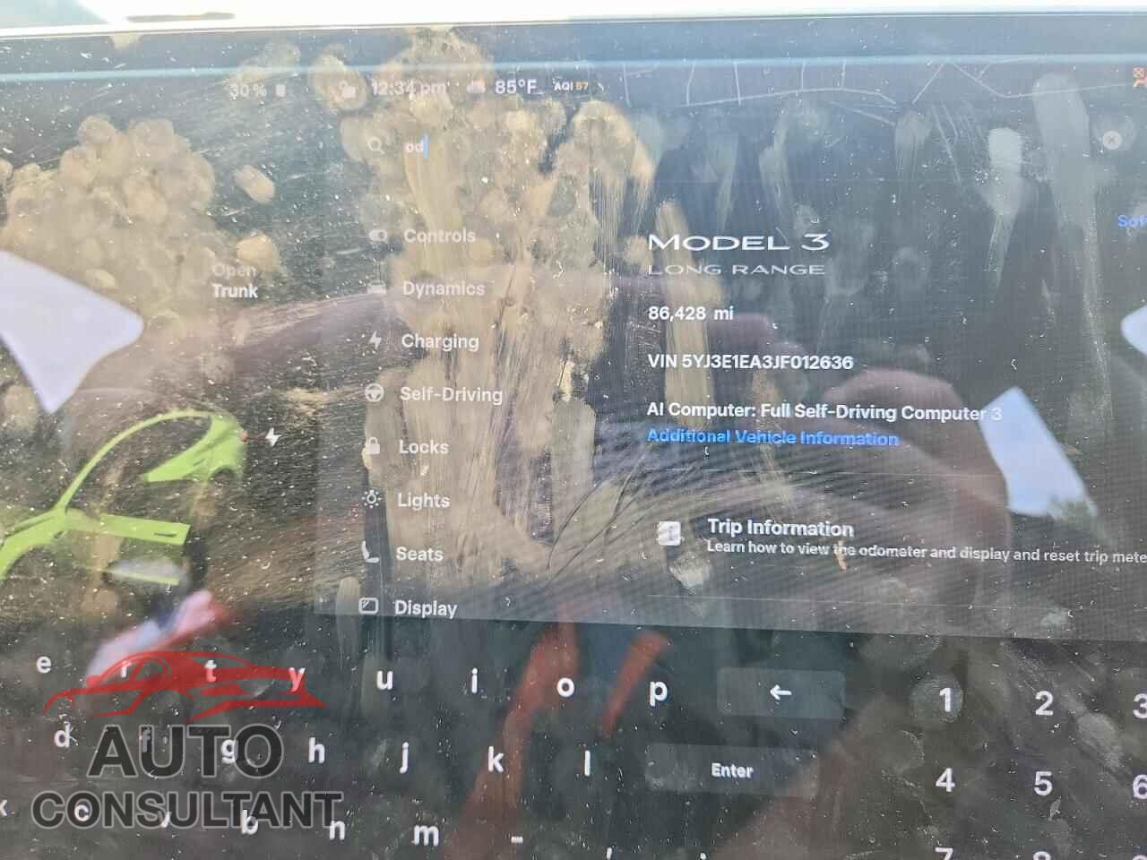 TESLA MODEL 3 2018 - 5YJ3E1EA3JF012636