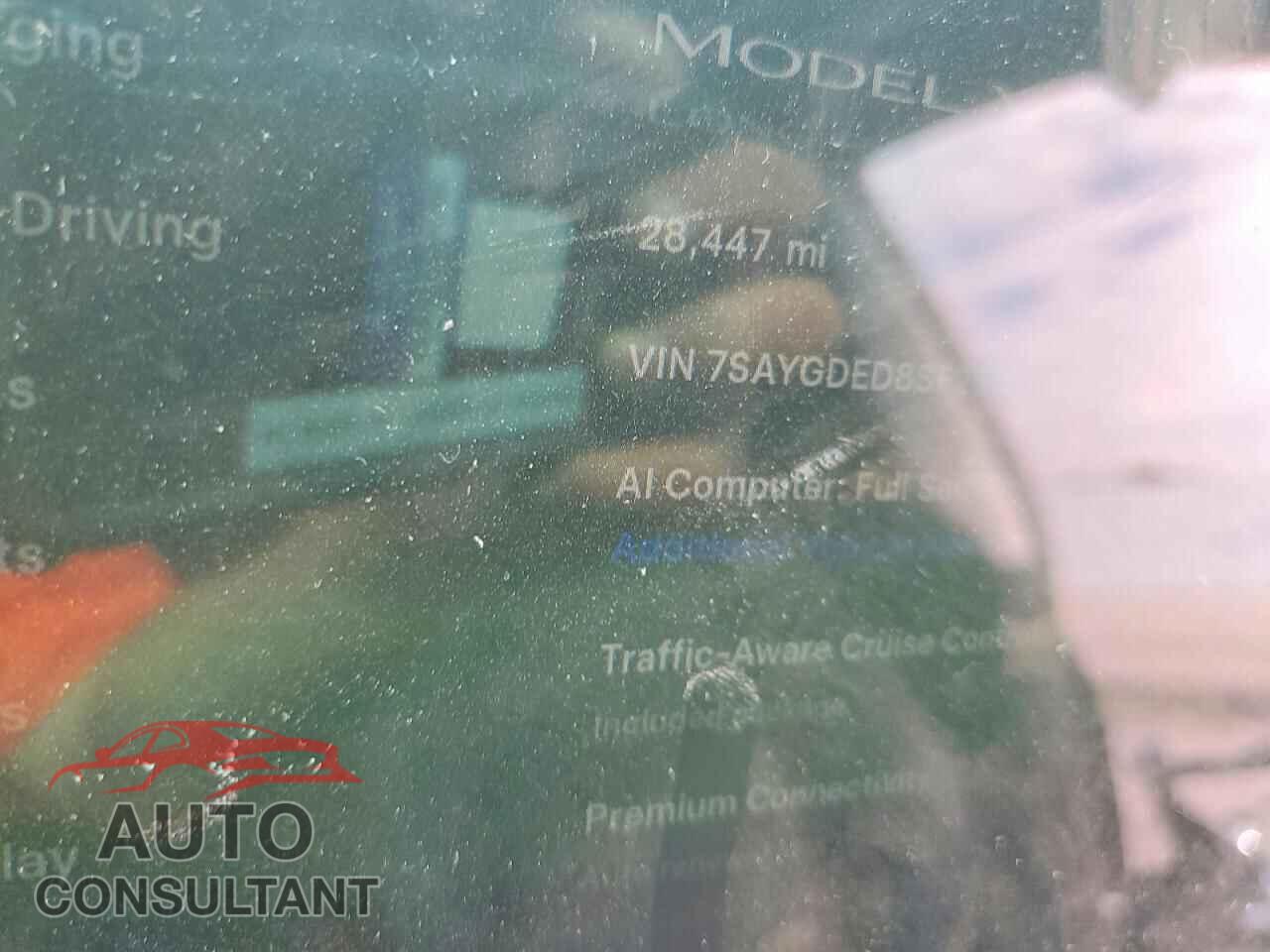TESLA MODEL Y 2025 - 7SAYGDED8SF257898