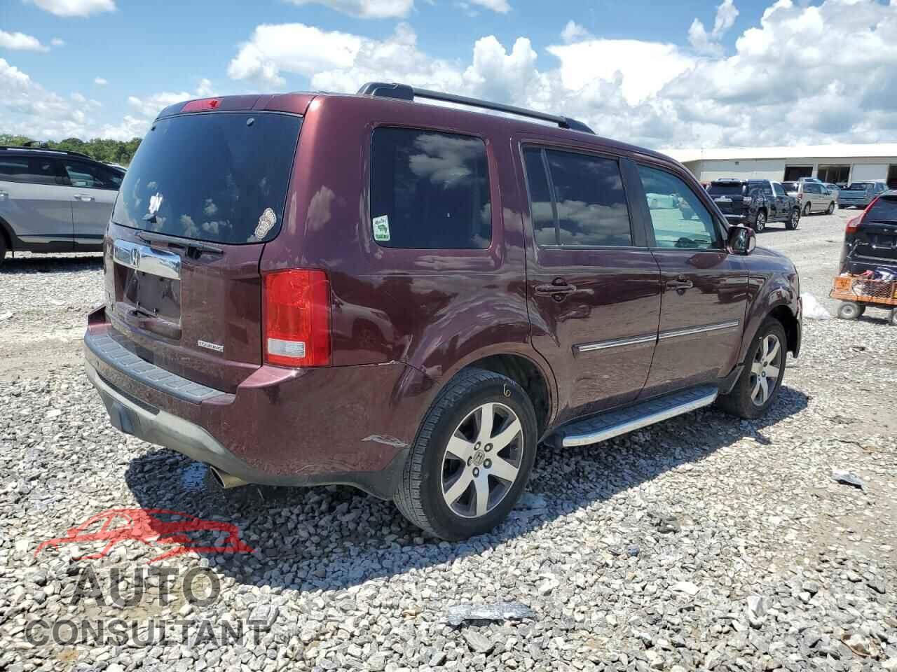 HONDA PILOT 2012 - 5FNYF3H96CB026811