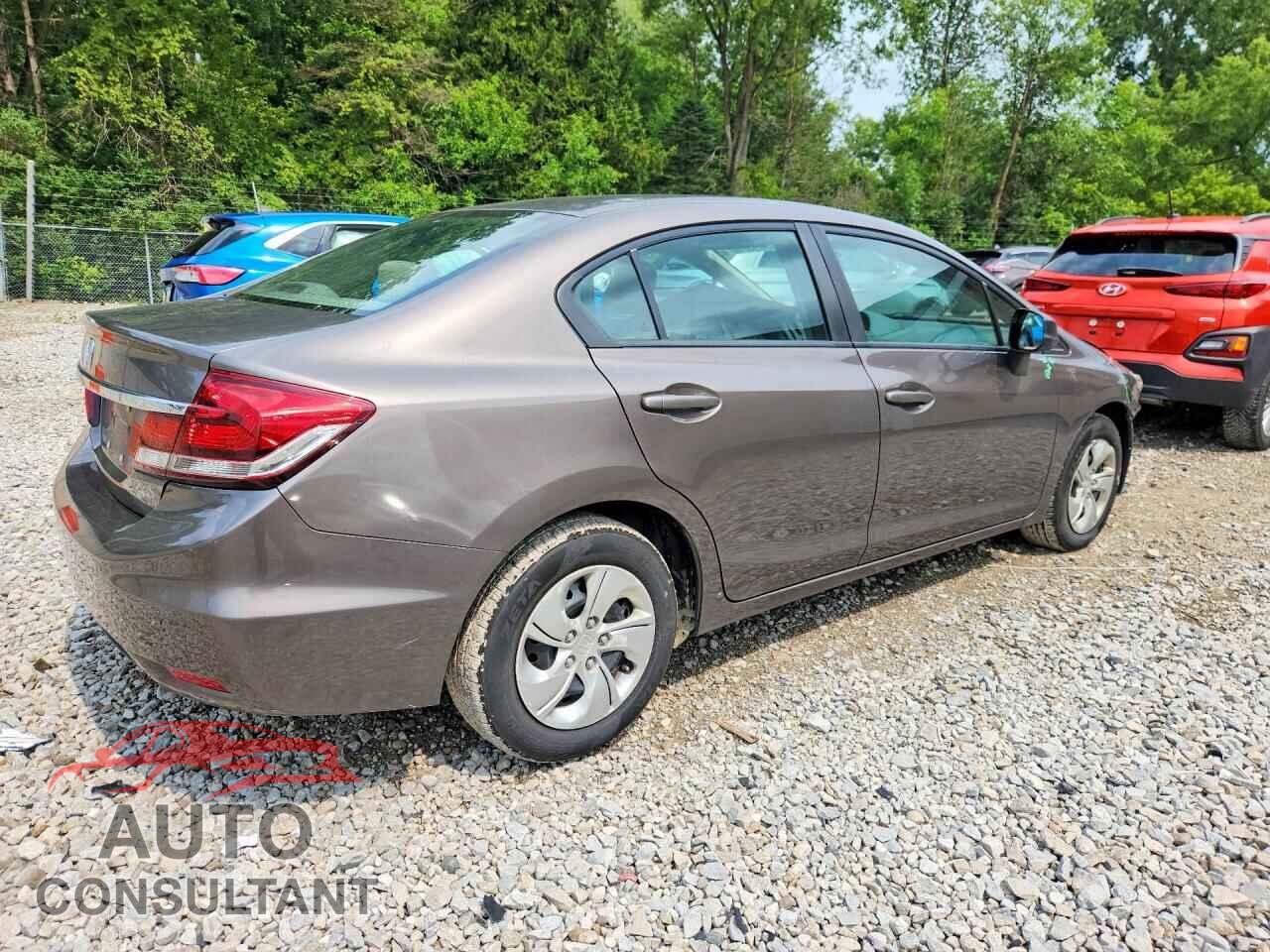 HONDA CIVIC 2013 - 2HGFB2F5XDH582274