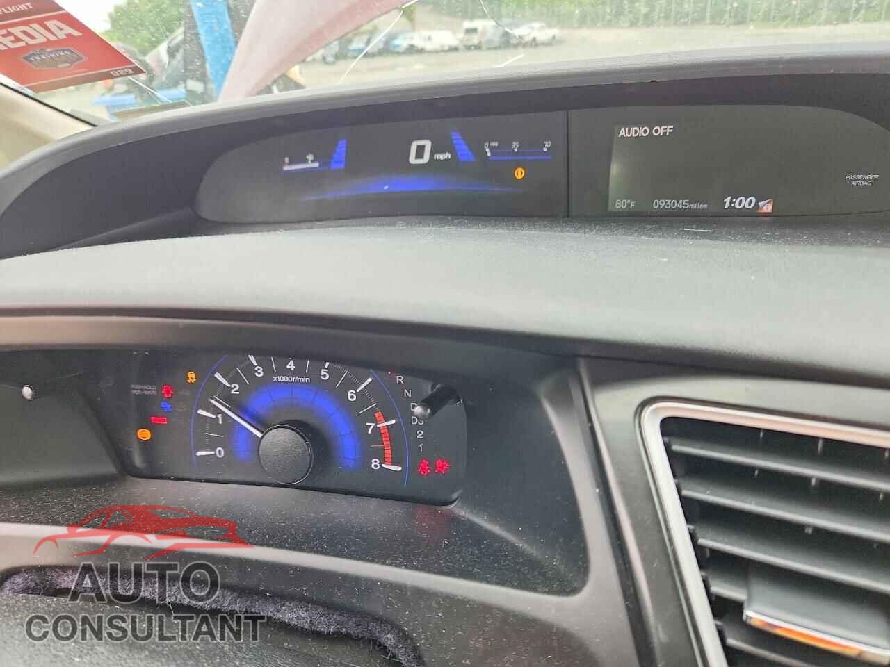 HONDA CIVIC 2013 - 2HGFB2F86DH531123