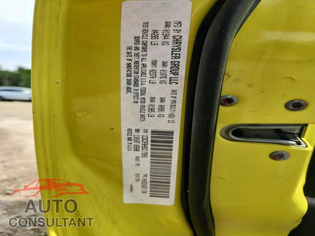 DODGE DART 2013 - 1C3CDFBH9DD178581