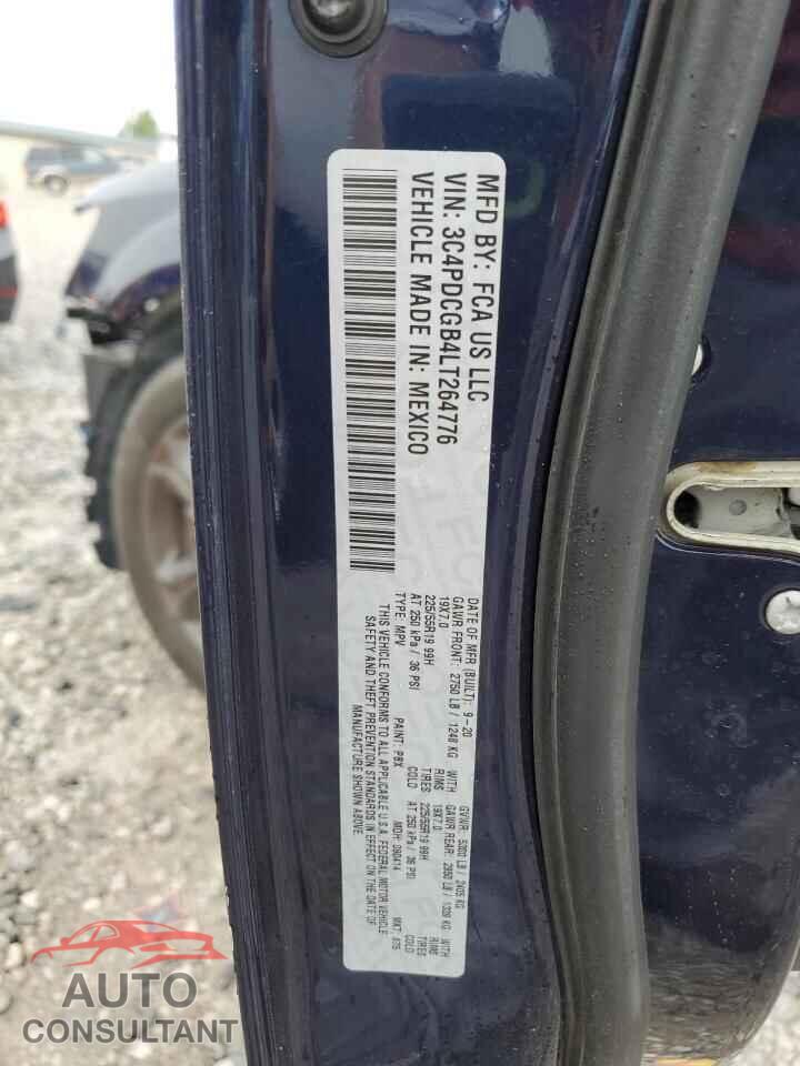 DODGE JOURNEY 2020 - 3C4PDCGB4LT264776