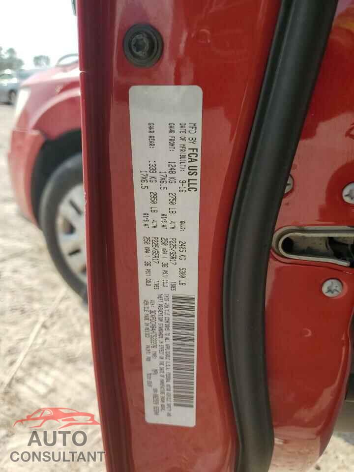 DODGE JOURNEY 2017 - 3C4PDCAB4HT522276