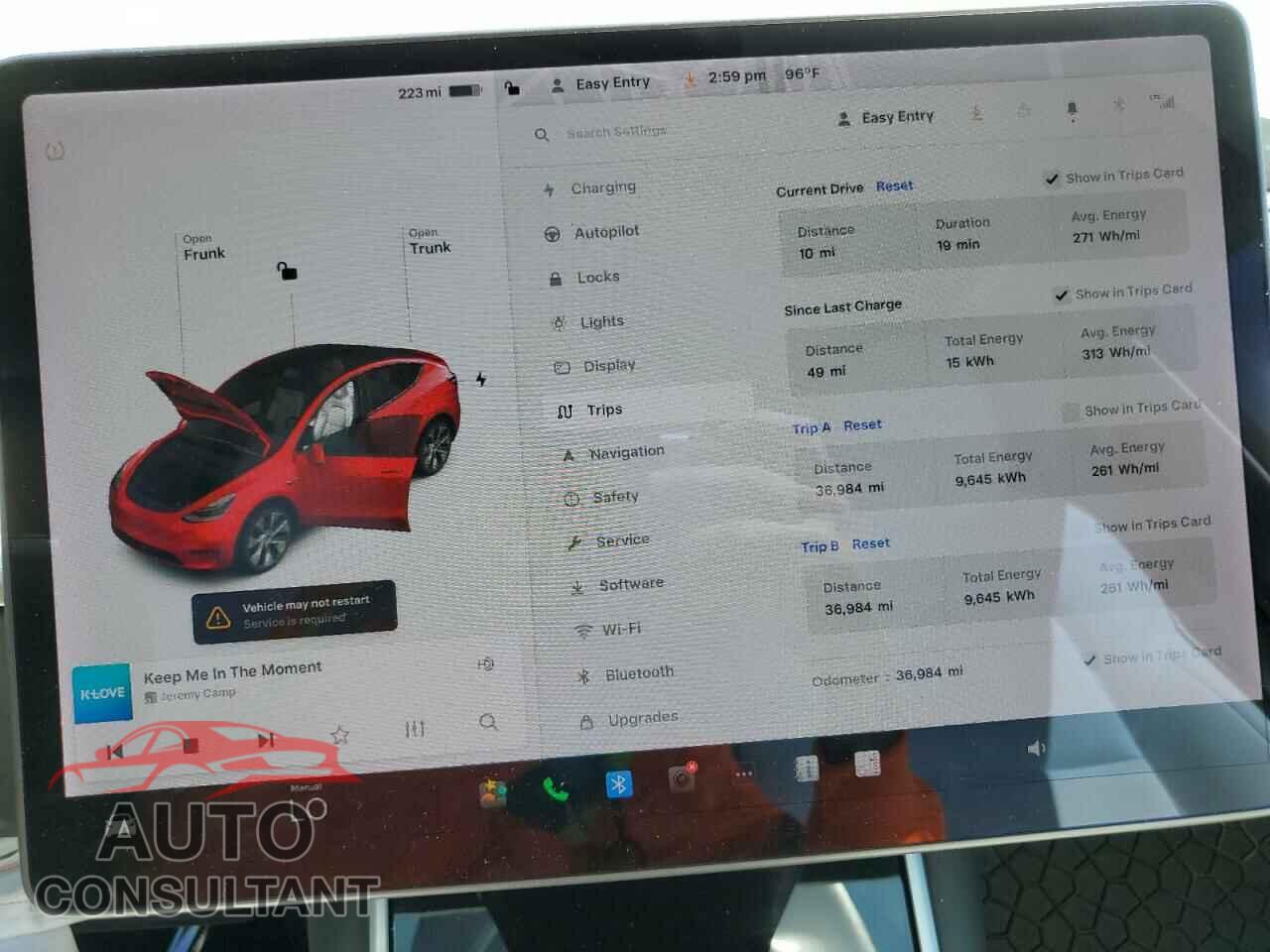 TESLA MODEL Y 2021 - 5YJYGDEEXMF096088