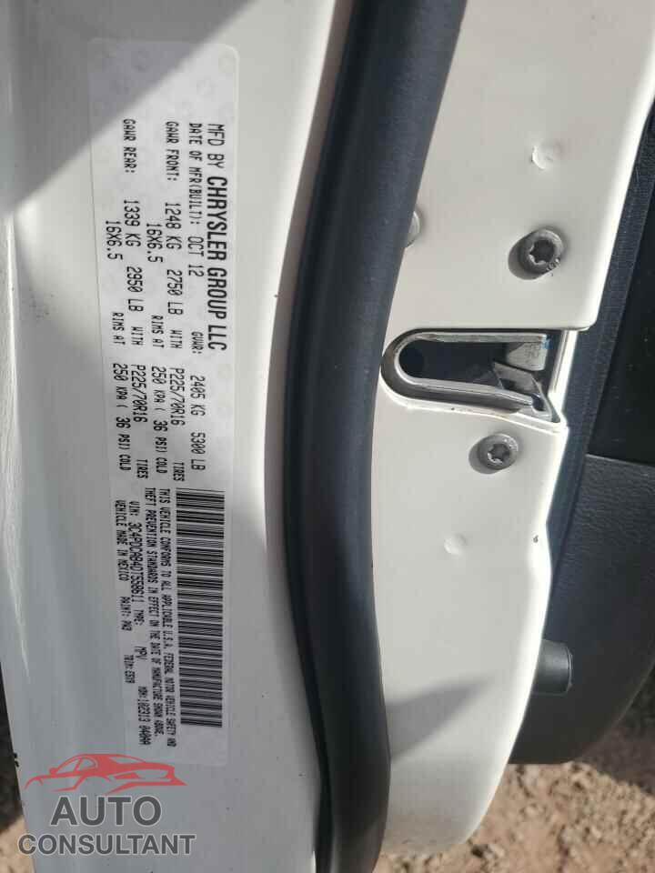 DODGE JOURNEY 2013 - 3C4PDCAB4DT558611