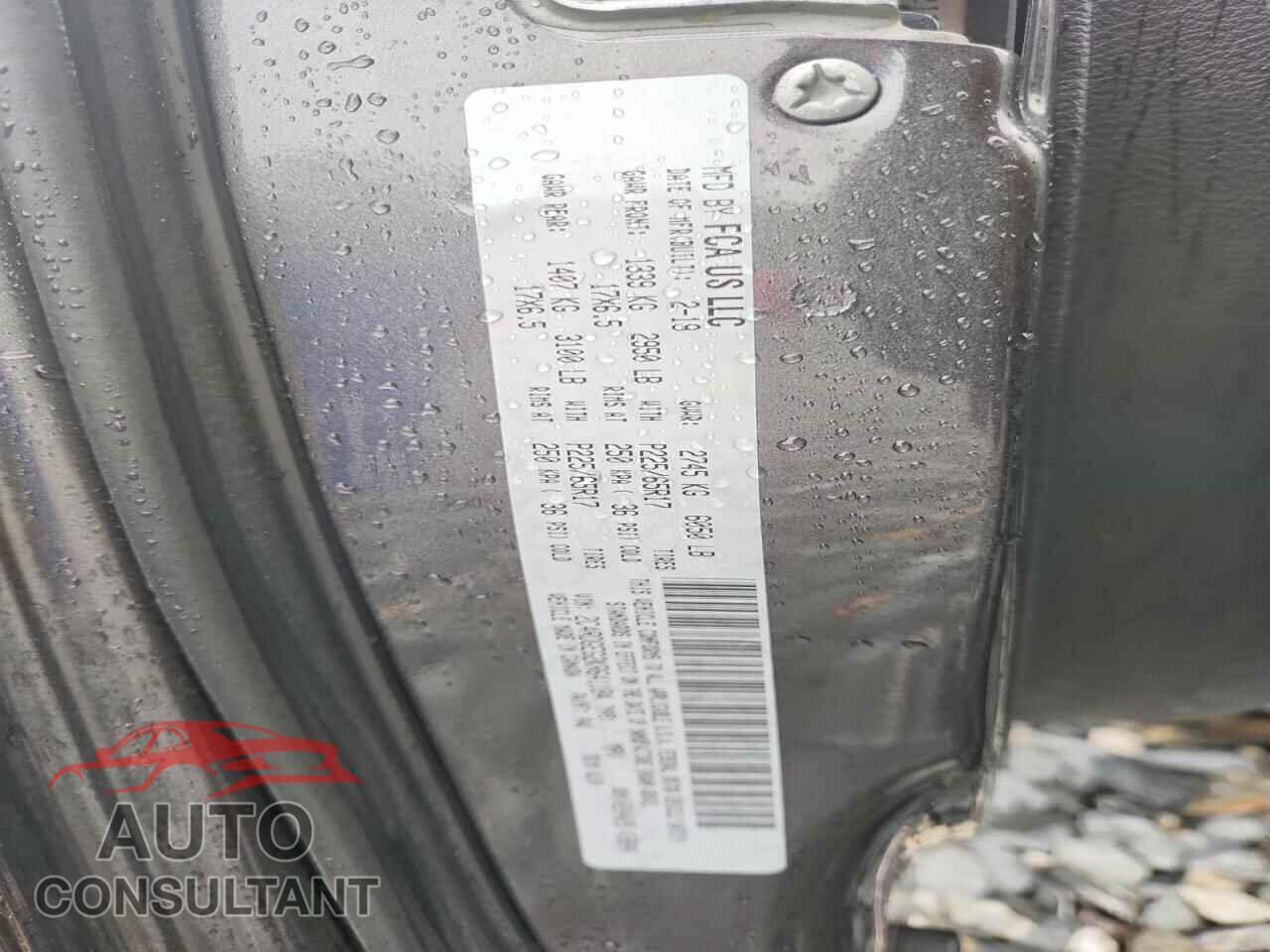 DODGE CARAVAN 2019 - 2C4RDGEG2KR641184