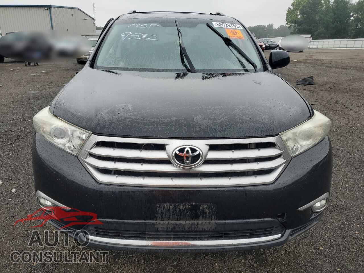 TOYOTA HIGHLANDER 2012 - 5TDDK3EH2CS169532